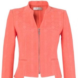 Beautiful Zara zipped coral jacket
